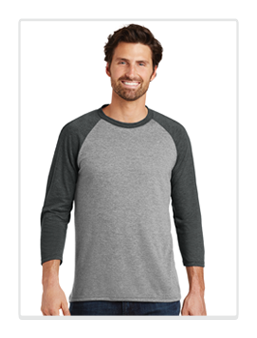 Unisex Tri Blend 3/4 Raglan